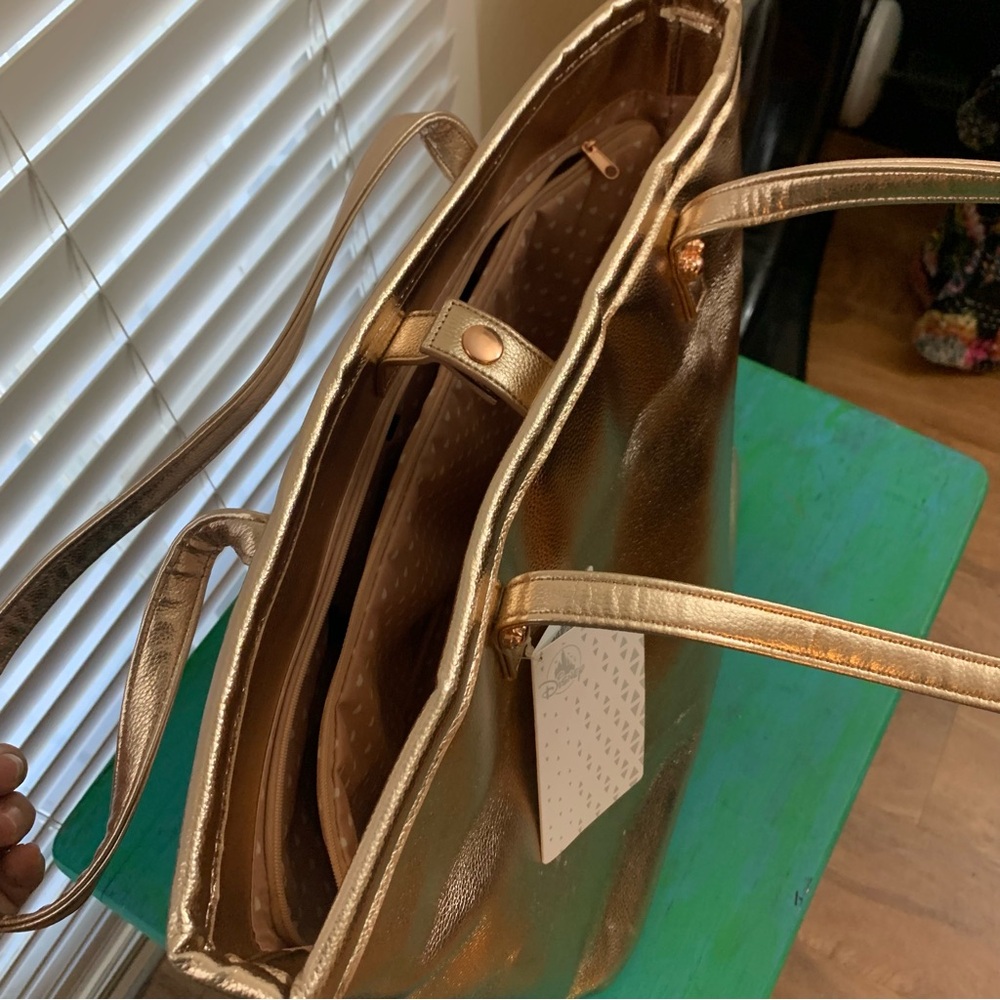 Mickey Mouse tote bag , rose gold , new . - Picture 3 of 8